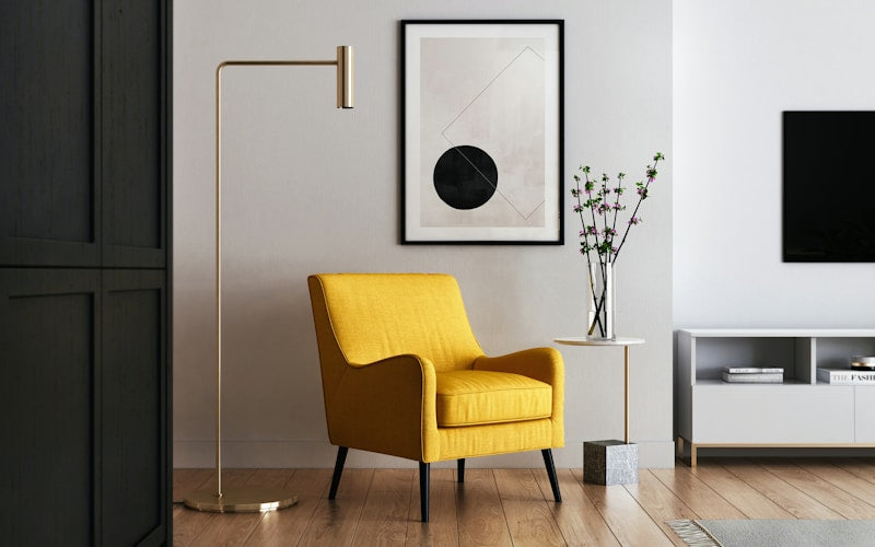Zwart-wit interieur: minimalistisch wonen met stadsposters