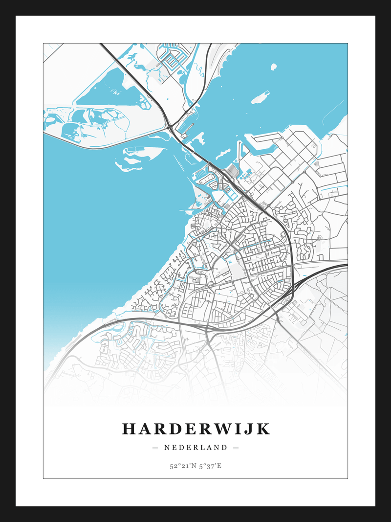 Stadskaart Harderwijk - Water