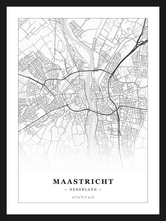 Stadskaart Maastricht