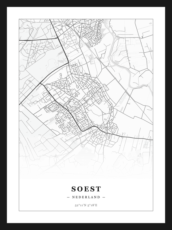Stadskaart Soest - Klassiek