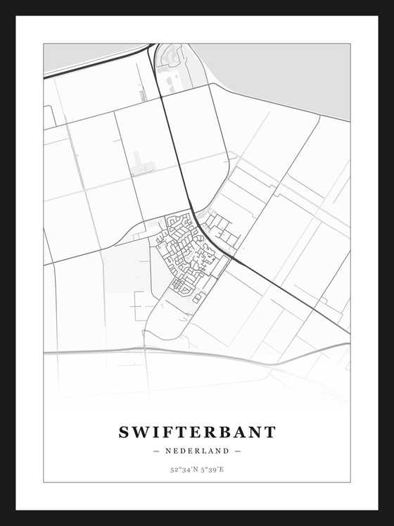 Stadskaart Swifterbant