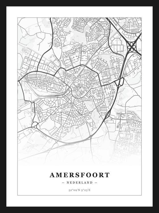 Steden poster Amersfoort - Klassiek