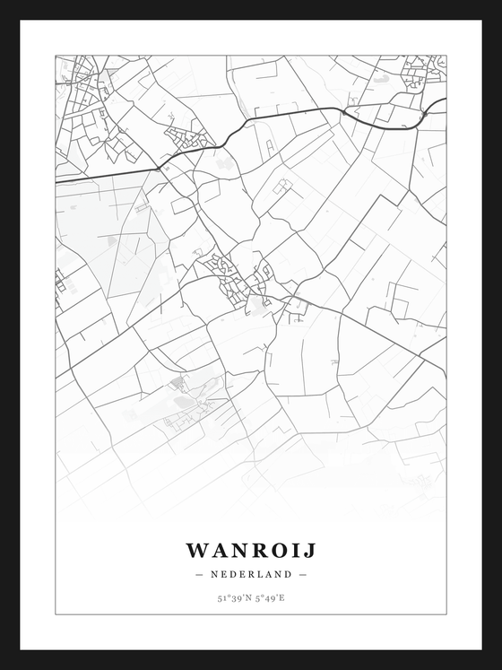 Steden poster Wanroij