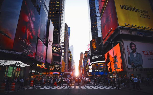 New York poster: Manhattan skyline als kunstwerk
