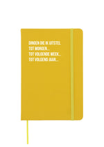Notitieboek - 'Dingen die ik uitstel.....'