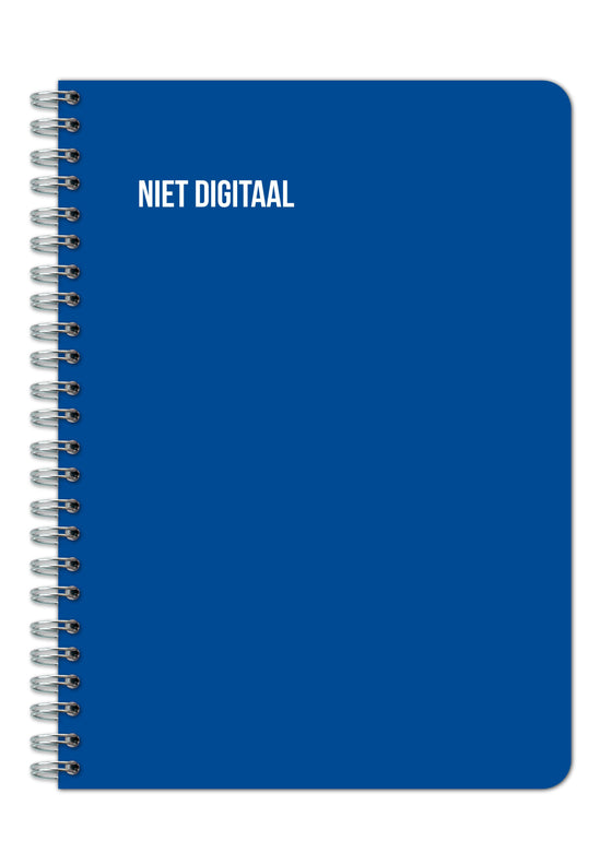 Notitieboek - Niet digitaal