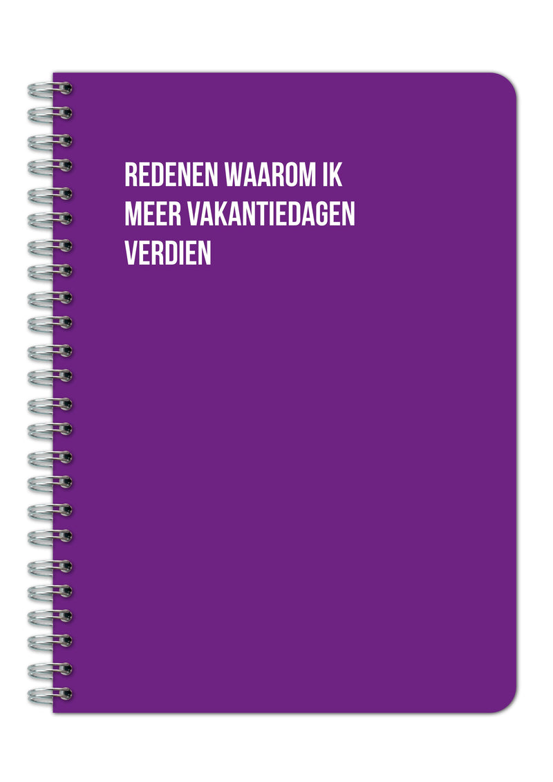 Redenen waarom ik meer vakantiedagen verdien
