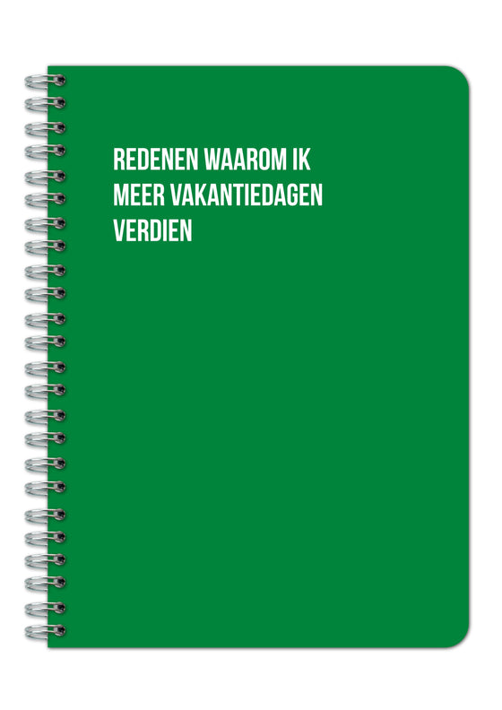 Redenen waarom ik meer vakantiedagen verdien
