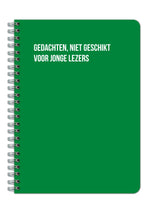 Notitieboek - Gedachten niet geschikt voor jonge lezers