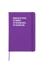 Notitieboek - 'Dingen die ik uitstel.....'