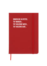 Notitieboek - 'Dingen die ik uitstel.....'