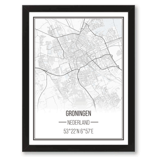 Groningen stedenprint
