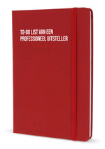To do list van een professioneel uitsteller
