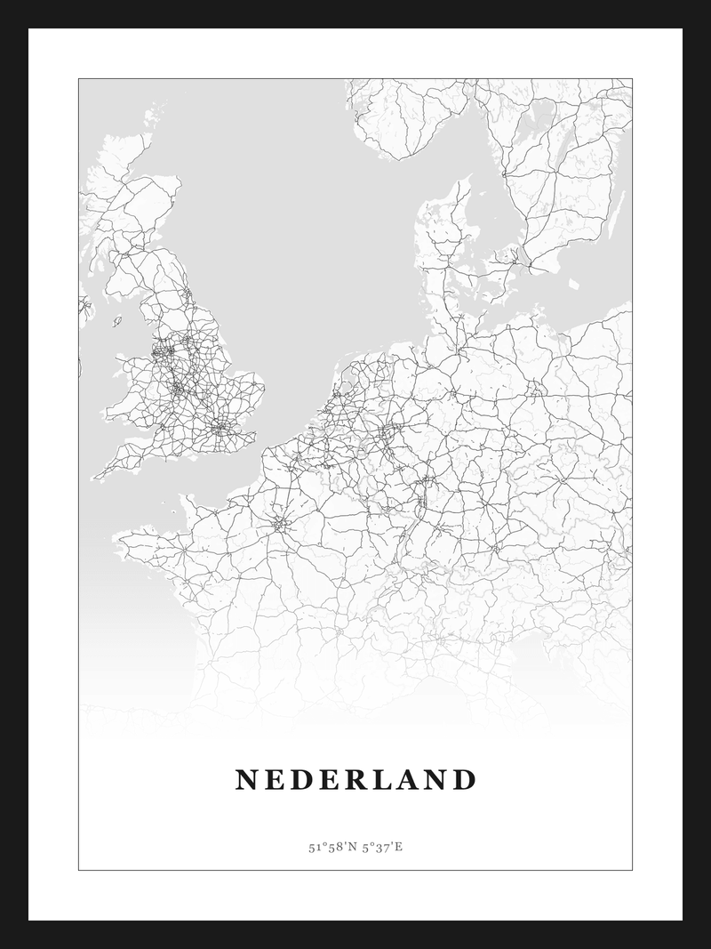 Landen poster Nederland