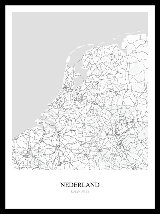 Landen poster Nederland