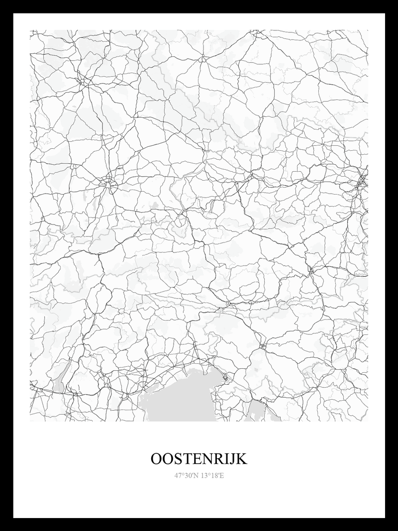 Landen poster Oostenrijk