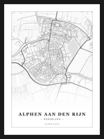 Stadskaart Alphen aan den Rijn - Klassiek