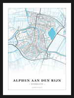 Stadskaart Alphen aan den Rijn - Water
