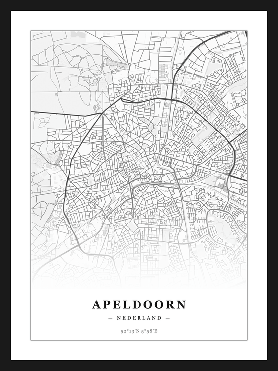 Stadskaart Apeldoorn - Klassiek