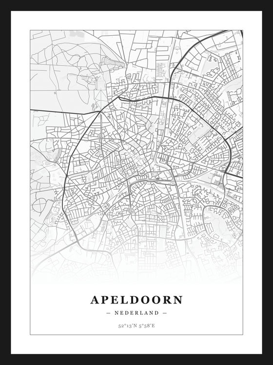 Stadskaart Apeldoorn