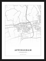 Stadskaart Appingedam - Klassiek