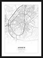 Stadskaart Assen - Klassiek