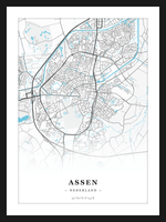 Stadskaart Assen - Water