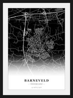 Stadskaart Barneveld - Donker