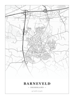 Stadskaart Barneveld - Klassiek - Zonder lijst