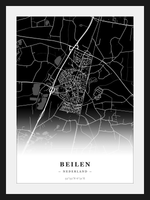 Stadskaart Beilen - Donker
