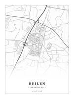 Stadskaart Beilen - Klassiek - Zonder lijst