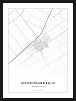 Stadskaart Biddinghuizen - Klassiek