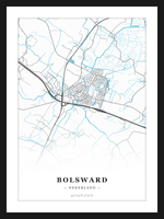 Stadskaart Bolsward - Water