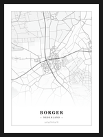 Stadskaart Borger - Klassiek