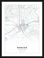 Stadskaart Borger - Water