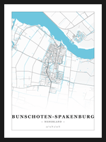 Stadskaart Bunschoten-Spakenburg - Water
