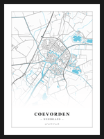 Stadskaart Coevorden - Water