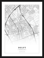 Stadskaart Delft - Klassiek