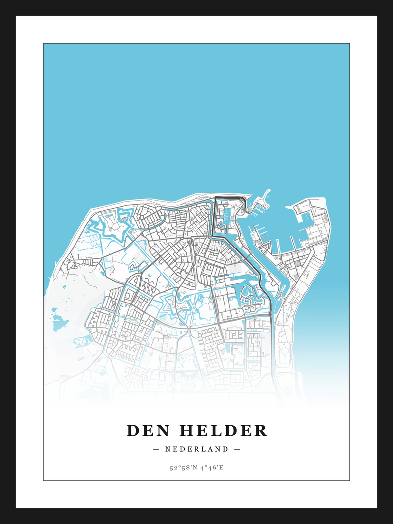 Stadskaart Den Helder - Water
