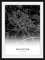 Stadskaart Deventer - Donker