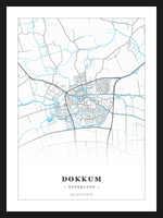 Stadskaart Dokkum - Water