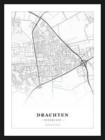 Stadskaart Drachten - Klassiek