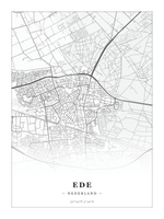 Stadskaart Ede - Klassiek - Zonder lijst