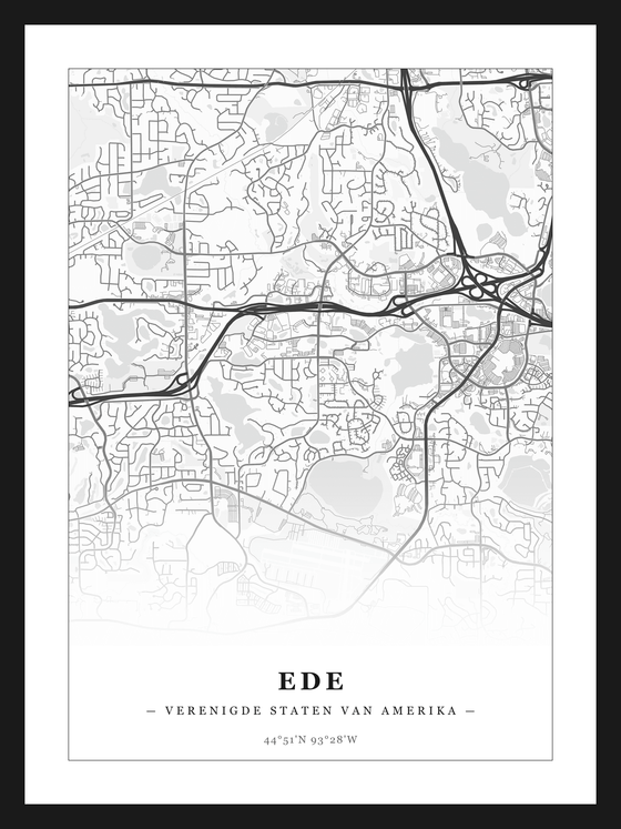 Stadskaart Ede