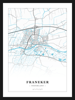 Stadskaart Franeker - Water