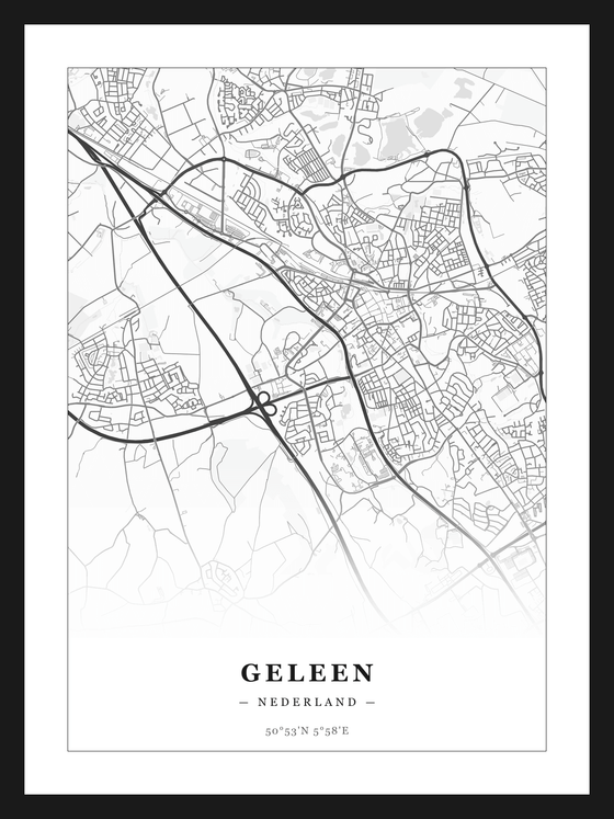 Stadskaart Geleen - Klassiek