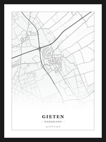 Stadskaart Gieten - Klassiek