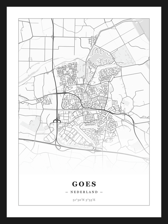 Stadskaart Goes