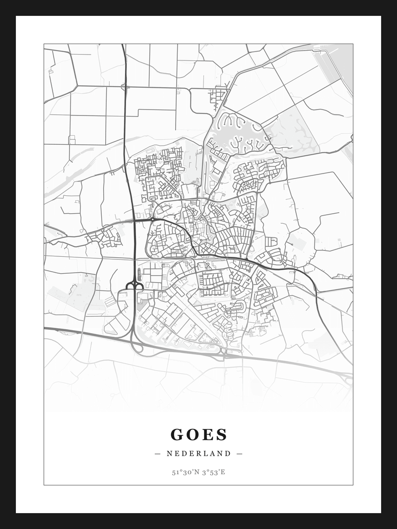 Stadskaart Goes