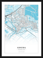 Stadskaart Gouda - Water